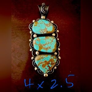 Fabulous turquoise pendant